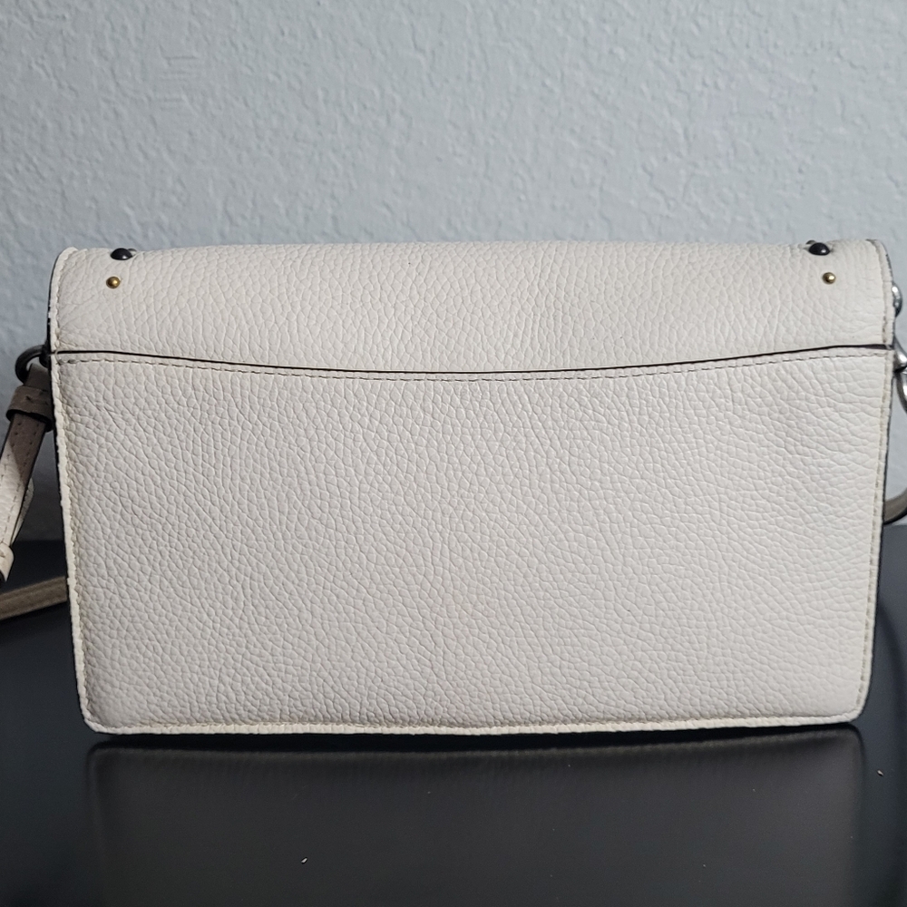 Coach Foldover Crossbody Clutch With Prairie Rivets - Picture 14 of 14